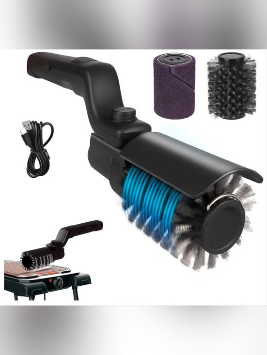 Mistcado Other - Upgraded Electric Grill Brush, Cordless Rechargeable Grill Cleaning Brush.